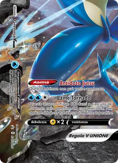 Carta Greninja V UNIONE dell'espansione SPSC Promo, numero SWSH157/307