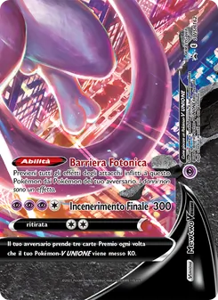 Carta Mewtwo V UNIONE dell'espansione SPSC Promo, numero SWSH162/307