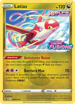 Carta Latias dell'espansione SPSC Promo, numero SWSH171/307