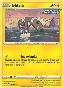 Carta Blitzle dell'espansione SPSC Promo, numero SWSH173/307