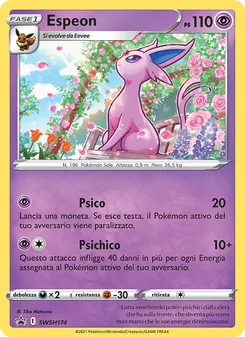 Carta Espeon dell'espansione SPSC Promo, numero SWSH174/307