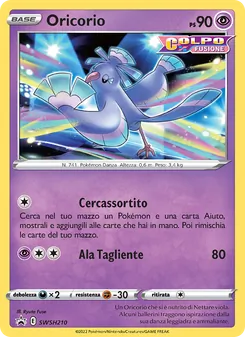 Carta Oricorio dell'espansione SPSC Promo, numero SWSH210/307