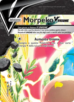 Carta Morpeko V UNIONE dell'espansione SPSC Promo, numero SWSH215/307