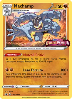 Carta Machamp dell'espansione SPSC Promo, numero SWSH243/307
