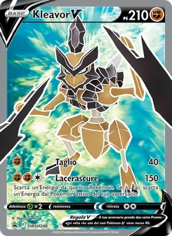 Carta Kleavor V dell'espansione SPSC Promo, numero SWSH248/307