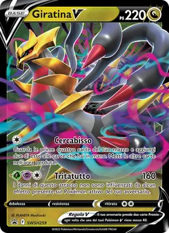 Carta Giratina V dell'espansione SPSC Promo, numero SWSH259/307