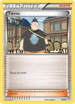 Kartu Tierno dari XY trainer Kit (Bisharp), nomor 19/30