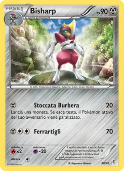 Kartu Bisharp dari XY trainer Kit (Bisharp), nomor 30/30