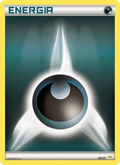 Kaart Darkness Energy uit XY trainer Kit (Noivern), nummer 28/30