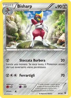 Carta Bisharp dell'espansione Benvenuti a Kalos, numero 20/39