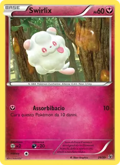 Carta Swirlix dell'espansione Benvenuti a Kalos, numero 24/39