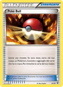 Carta Poké Ball dell'espansione Benvenuti a Kalos, numero 35/39