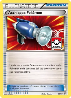 Carta Acchiappa-Pokémon dell'espansione Benvenuti a Kalos, numero 36/39
