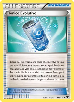 Carta Tonico Evolutivo dell'espansione XY, numero 116/146