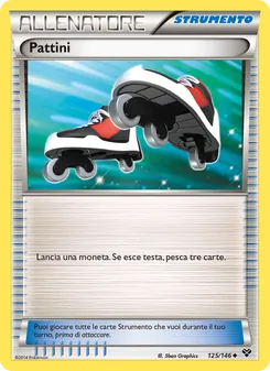 Carta Pattini dell'espansione XY, numero 125/146