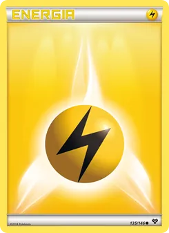 Carta Energia Lampo dell'espansione XY, numero 135/146