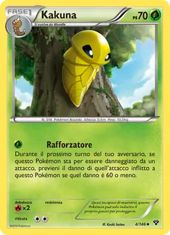Carta Kakuna dell'espansione XY, numero 4/146