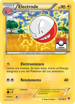 Carta Electrode dell'espansione XY, numero 45/146