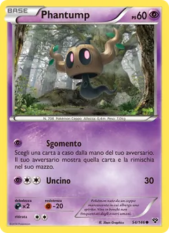 Carta Phantump dell'espansione XY, numero 54/146