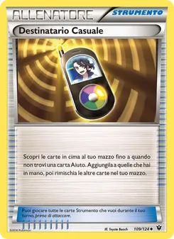 Carta Destinatario Casuale dell'espansione Destini Incrociati, numero 109/124