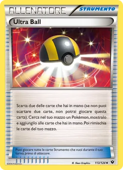 Carta Ultra Ball dell'espansione Destini Incrociati, numero 113/124