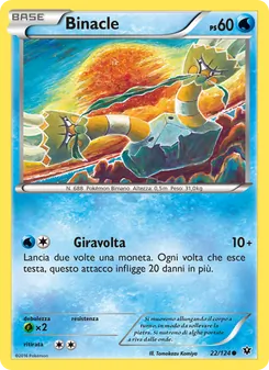 Carta Binacle dell'espansione Destini Incrociati, numero 22/124