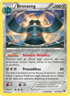 Carta Bronzong dell'espansione Destini Incrociati, numero 61/124