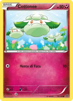 Carta Cottonee dell'espansione Destini Incrociati, numero 70/124