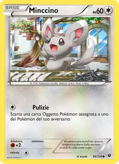 Carta Minccino dell'espansione Destini Incrociati, numero 86/124