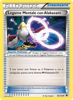 Carta Legame Mentale con Alakazam dell'espansione Destini Incrociati, numero 90/124