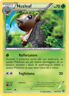 Carta Nuzleaf dell'espansione Vapori Accesi, numero 10/114