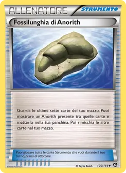 Carta Fossilunghia di Anorith dell'espansione Vapori Accesi, numero 100/114