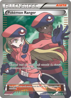 Carta Pokémon Ranger dell'espansione Vapori Accesi, numero 113/114