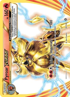 Carta Pyroar TURBO dell'espansione Vapori Accesi, numero 24/114