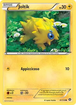 Carta Joltik dell'espansione Vapori Accesi, numero 41/114