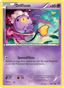 Carta Drifloon dell'espansione Vapori Accesi, numero 46/114