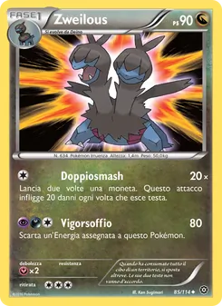 Carta Zweilous dell'espansione Vapori Accesi, numero 85/114