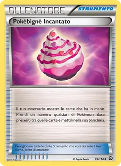 Carta Pokébignè Incantato dell'espansione Vapori Accesi, numero 99/114