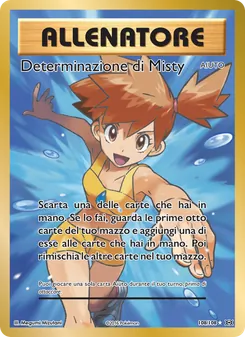 Carta Determinazione di Misty dell'espansione Evoluzioni, numero 108/108