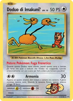 Carta Doduo di Imakuni? dell'espansione Evoluzioni, numero 112/108