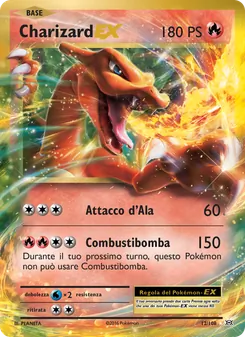 Carta Charizard EX dell'espansione Evoluzioni, numero 12/108