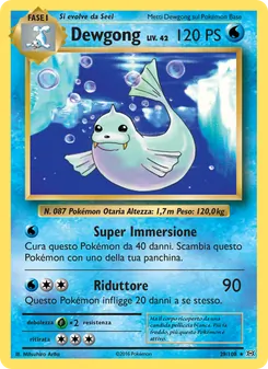Carta Dewgong dell'espansione Evoluzioni, numero 29/108