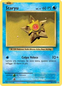 Carta Staryu dell'espansione Evoluzioni, numero 30/108
