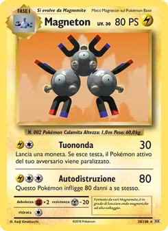Carta Magneton dell'espansione Evoluzioni, numero 38/108