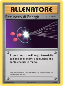 Carta Recupero di Energia dell'espansione Evoluzioni, numero 77/108