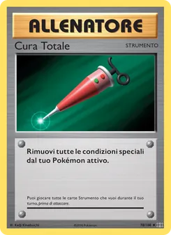 Carta Cura Totale dell'espansione Evoluzioni, numero 78/108