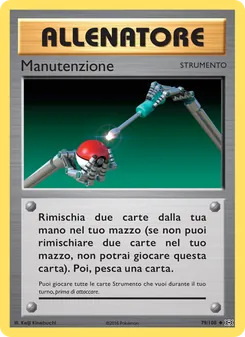Carta Manutenzione dell'espansione Evoluzioni, numero 79/108