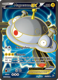 Carta Magnezone EX dell'espansione Fuoco Infernale, numero 101/106