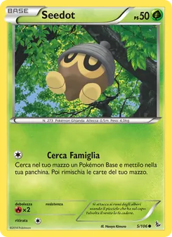 Carta Seedot dell'espansione Fuoco Infernale, numero 5/106
