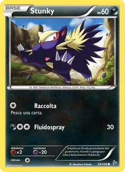 Carta Stunky dell'espansione Fuoco Infernale, numero 54/106